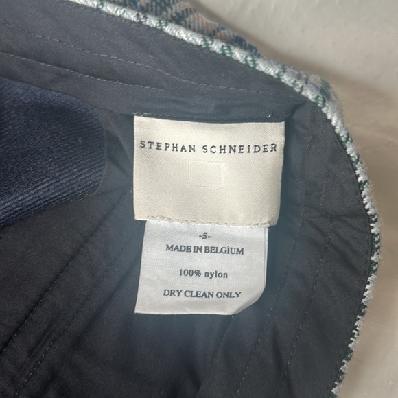 Stephan Schneider Blue Plaid Slacks - Picture 3 of 4
